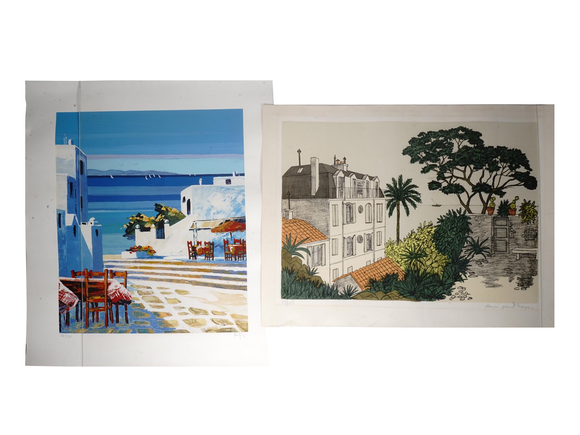 FRENCH LITHOGRAPHS SIGNED, DENIS NOYER, KERFILY PIC-0